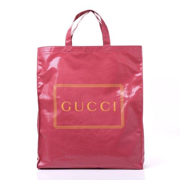 Gucci Medium Montecarlo Crystal Logo Print Tote - Picture 1 of 10